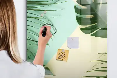 Magnetinė lenta sausam valymui tropinė monstera