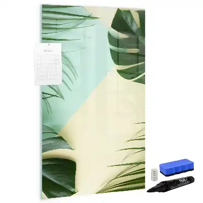 Magnetinė lenta sausam valymui tropinė monstera