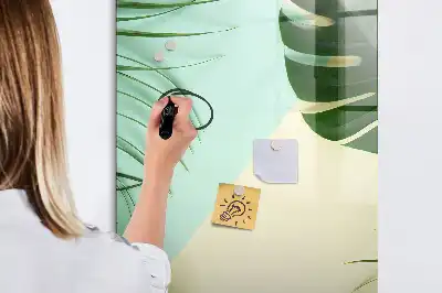 Magnetinė lenta sausam valymui tropinė monstera