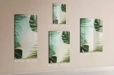 Magnetinė lenta sausam valymui tropinė monstera