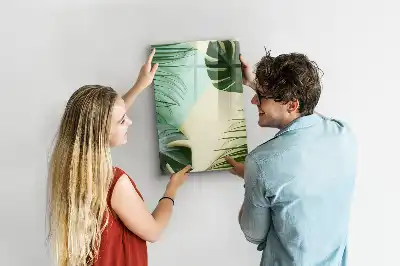 Magnetinė lenta sausam valymui tropinė monstera