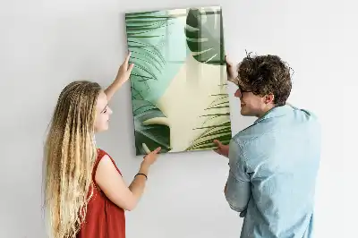 Magnetinė lenta sausam valymui tropinė monstera