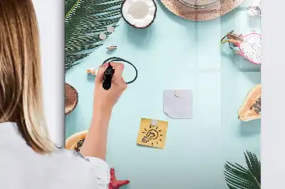 Magnetinė sauso valymo lenta vasaros kompozicija