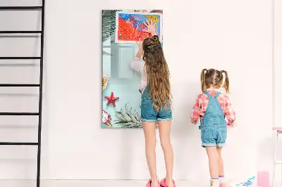 Magnetinė sauso valymo lenta vasaros kompozicija