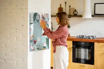 Magnetinė sauso valymo lenta vasaros kompozicija