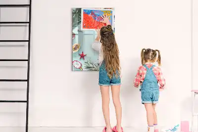 Magnetinė sauso valymo lenta vasaros kompozicija