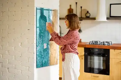 Magnetinė sauso valymo lenta jūros paplūdimio motyvas