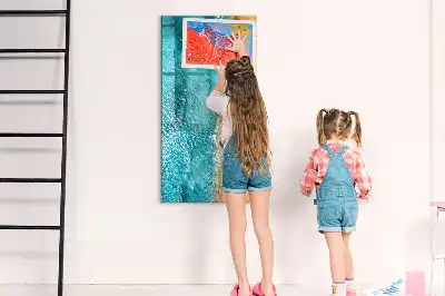 Magnetinė sauso valymo lenta jūros paplūdimio motyvas