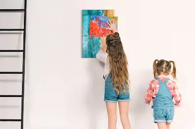 Magnetinė sauso valymo lenta jūros paplūdimio motyvas