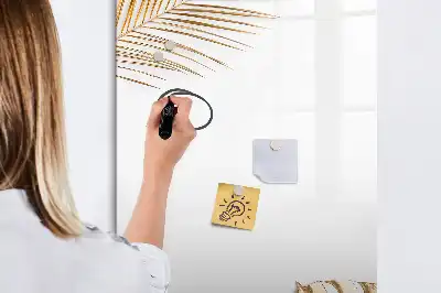 Magnetinė sauso valymo lenta auksiniais lapais