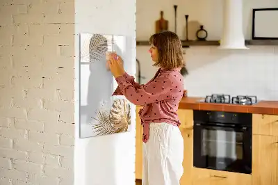 Magnetinė sauso valymo lenta auksiniais lapais