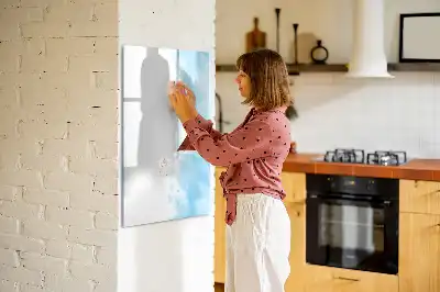 Magnetinė sauso valymo lenta su akvarelinių dėmių raštu