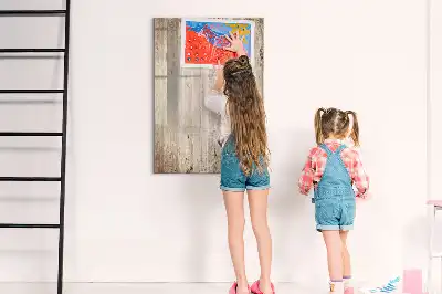 Sauso valymo magnetinė lenta Medinės lentos