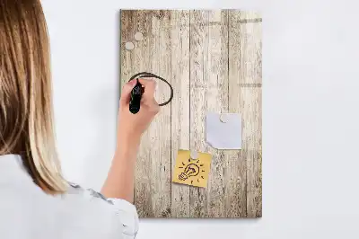 Sauso valymo magnetinė lenta Medinės lentos