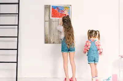 Sauso valymo magnetinė lenta Medinės lentos
