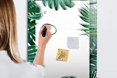 Magnetinė sauso valymo lenta su monsteros rėmeliu