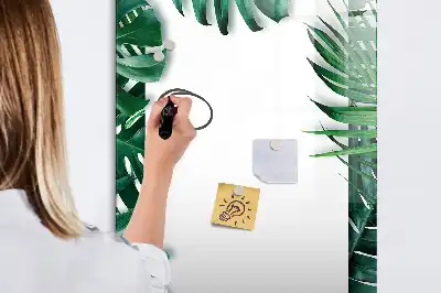 Magnetinė sauso valymo lenta su monsteros rėmeliu