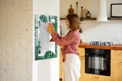 Magnetinė sauso valymo lenta su monsteros rėmeliu