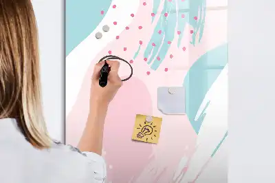 Magnetinė sauso valymo lenta rašto abstrakcija