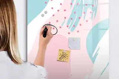 Magnetinė sauso valymo lenta rašto abstrakcija