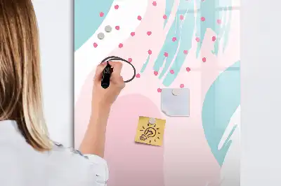 Magnetinė sauso valymo lenta rašto abstrakcija