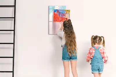 Magnetinė sauso valymo lenta rašto abstrakcija