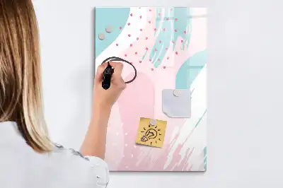 Magnetinė sauso valymo lenta rašto abstrakcija