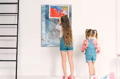 Magnetinė sauso valymo lenta marmuro rašto