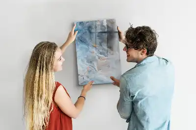 Magnetinė sauso valymo lenta marmuro rašto