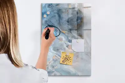 Magnetinė sauso valymo lenta marmuro rašto