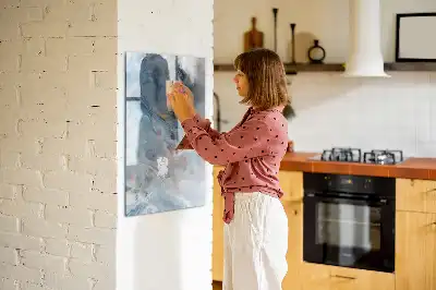Magnetinė sauso valymo lenta marmuro rašto