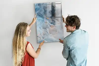 Magnetinė sauso valymo lenta marmuro rašto