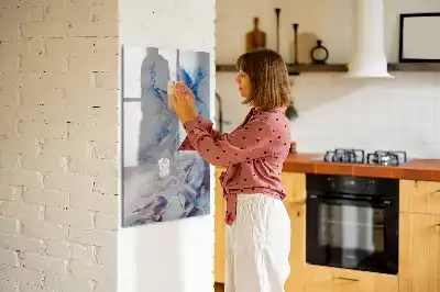 Magnetinė lenta tapybiškos abstrakcijos motyvais su sauso valymo funkcija