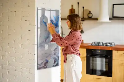 Magnetinė lenta tapybiškos abstrakcijos motyvais su sauso valymo funkcija