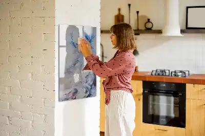 Magnetinė lenta tapybiškos abstrakcijos motyvais su sauso valymo funkcija