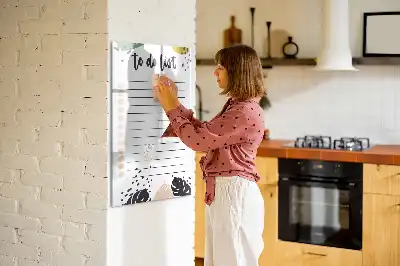 Magnetinė sauso valymo lenta darbų sąrašas