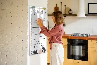 Magnetinė sauso valymo lenta darbų sąrašas
