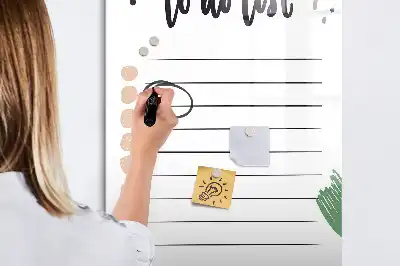 Magnetinė sauso valymo lenta darbų sąrašas