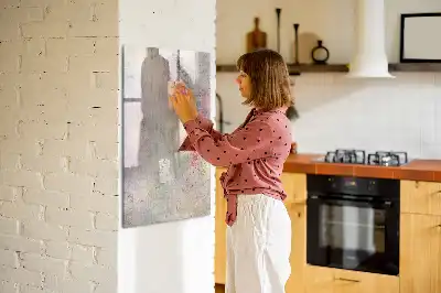 Magnetinė sauso valymo lenta dažų taškai
