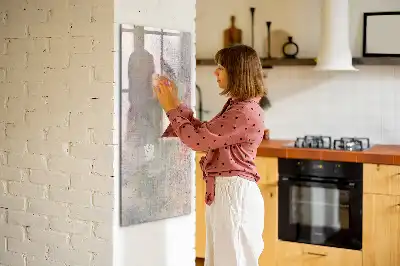 Magnetinė sauso valymo lenta dažų taškai