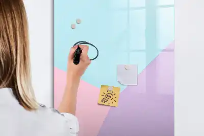 Magnetinė sauso valymo lenta pastelinis raštas