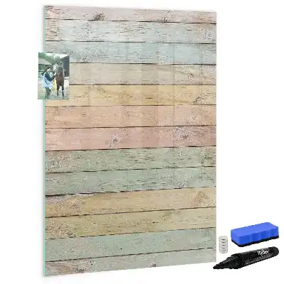 Sauso valymo magnetinė lenta Pastelinės lentos