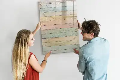 Sauso valymo magnetinė lenta Pastelinės lentos