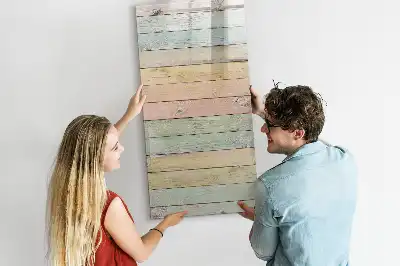 Sauso valymo magnetinė lenta Pastelinės lentos
