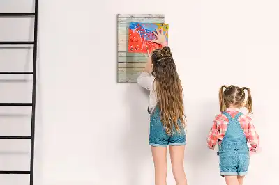 Sauso valymo magnetinė lenta Pastelinės lentos
