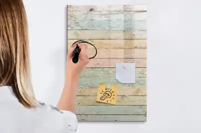 Sauso valymo magnetinė lenta Pastelinės lentos