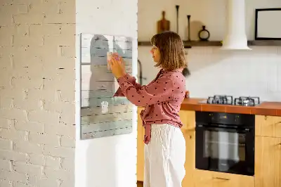 Sauso valymo magnetinė lenta Pastelinės lentos
