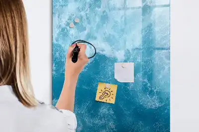 Sauso valymo magnetinė lenta Vandenyno jūra vanduo
