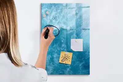 Sauso valymo magnetinė lenta Vandenyno jūra vanduo