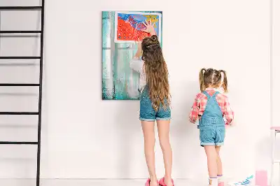 Sauso valymo magnetinė lenta Sendintas medis